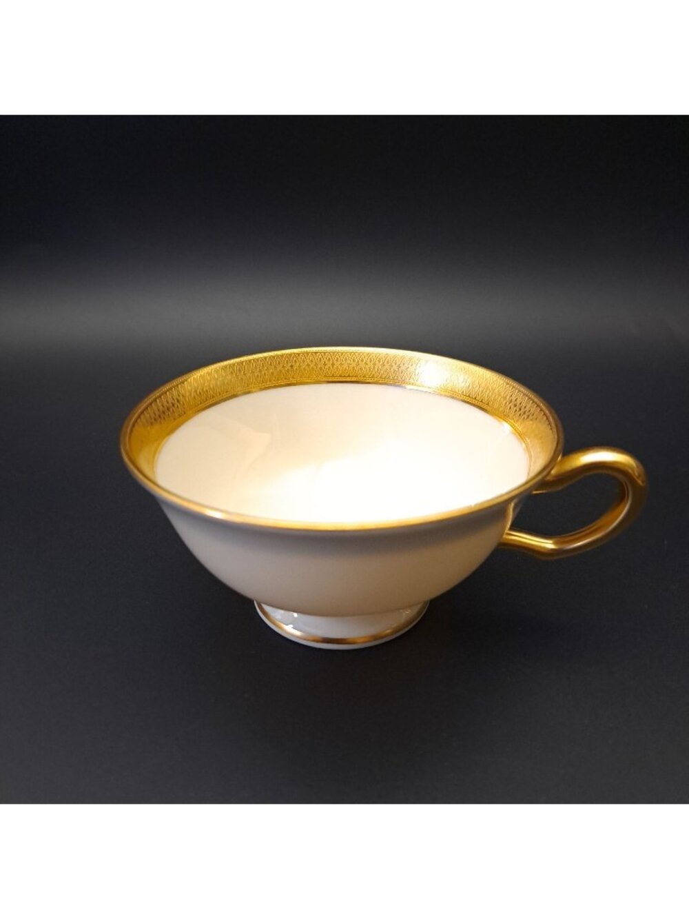 Lenox Tiffany & Co Lowell Pattern Gold Trimmed Teacup